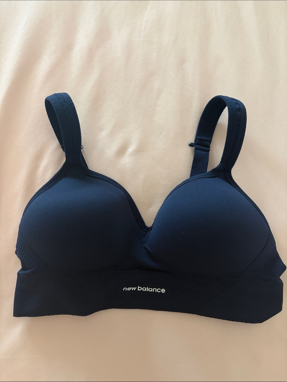 New Balance Navy Padded Support Sports Bra
